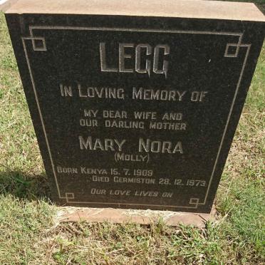 LEGG Mary Nora 1909-1973 
