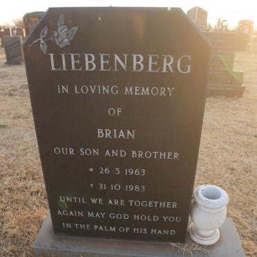 LIEBENBERG Brian 1963-1983