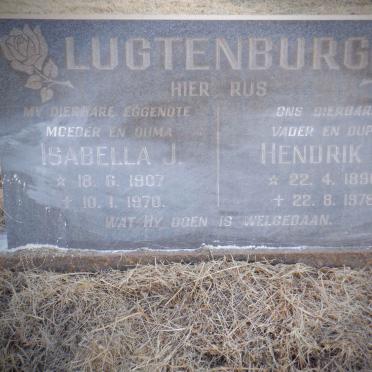 LUGTENBURG Hendrik A. 1896-1978 &amp; Isabella J. 1907-1970