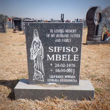 MBELE Sifiso 1976-2011