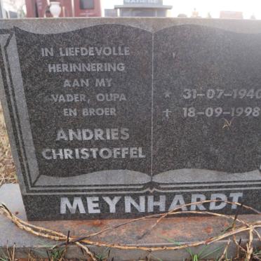 MEYNHARDT Andries Christoffel 1940-1998