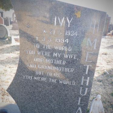 METHULA Ivy 1934-1994