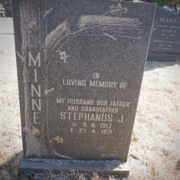 MINNE Stephanus J. 1913-1971