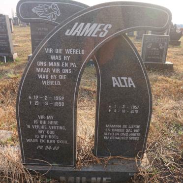 MILNE James 1952-1998 &amp; Alta 1957-2010 