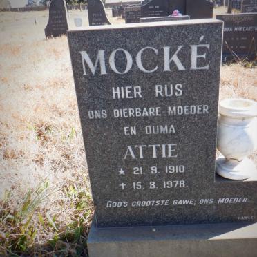 MOCKE Attie 1910-1978