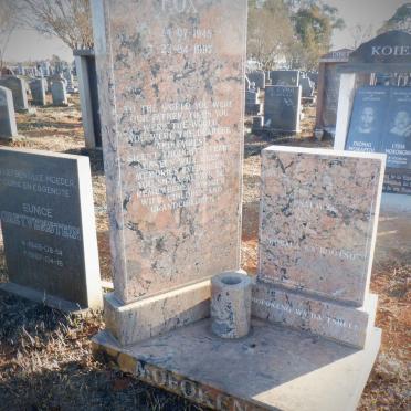 MOFOKENG Haleokoe Fox 1945-1997