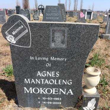 MOKOENA Agnes Mantaoleng 1963-2009