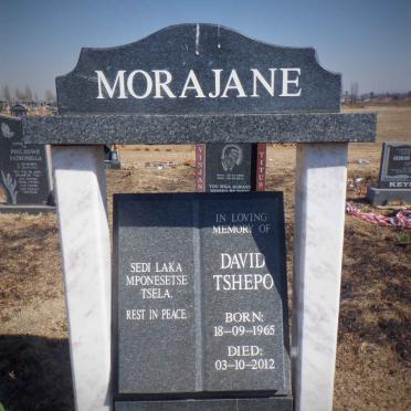 MORAJANE David Tshepo 1965-2012