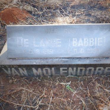 MOLENDORFF De Lange, van 1951-1995