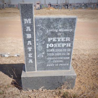 MABATEA Peter Joseph 2008-2009