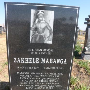 MABANGA Zakhele 1979-2011
