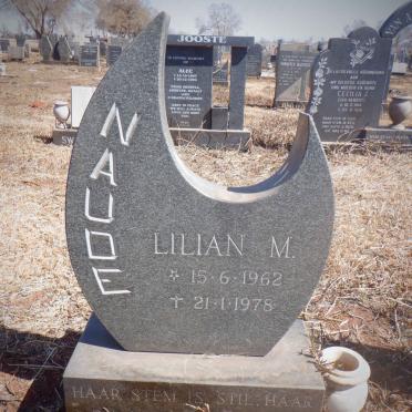 NAUDE Lilian M. 1962-1978