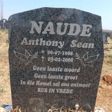 NAUDE Anthony Sean 1988-2008 