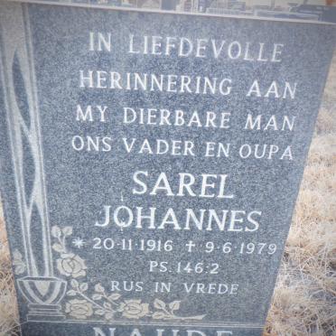 NAUDE Sarel Johanes 1916-1979
