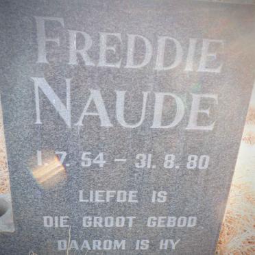 NAUDE Freddie 1954-1980