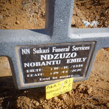 NDZUZO Nobantu Emily 1938-2020