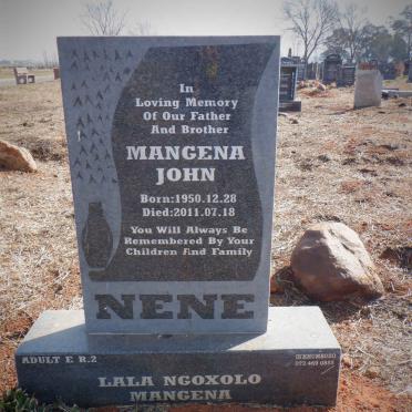 NENE Mangena John 1950-2011
