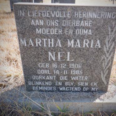 NEL Martha Maria 1906-1985