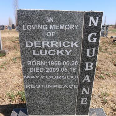 NGUBANE Derrick Lucky 1968-2009