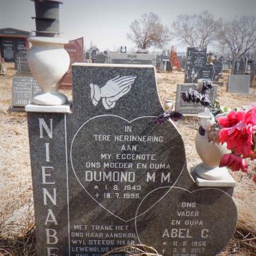 NIENABER Abel C. 1956-2017 &amp; Dumond M.M. 1943-1995