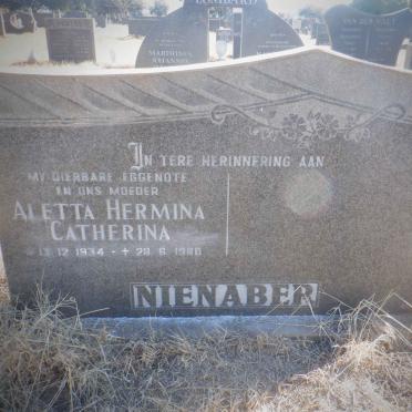 NIENABER Aletta Hermina Catherina 1934-1980