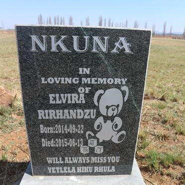 NKUNA Elvira Rirhandzu 2014-2015