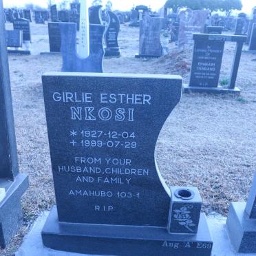 NKOSI Girlie Esther 1927-1999