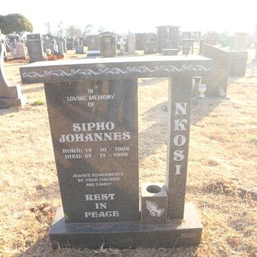 NKOSI Sipho Johannes 1962-1998