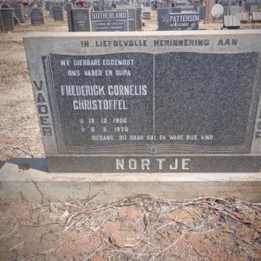 NORTJE Frederick Cornelis Christoffel 1906-1978