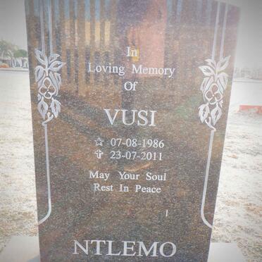 NTLEMO Vusi 1986-2011
