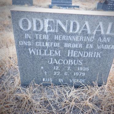 ODENDAAL Willem Hendrik Jacobus 1935-1979