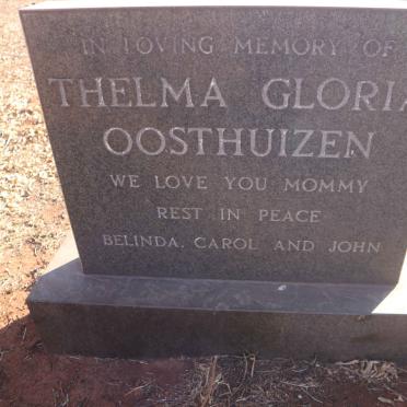 OOSTHUIZEN Thelma Gloria