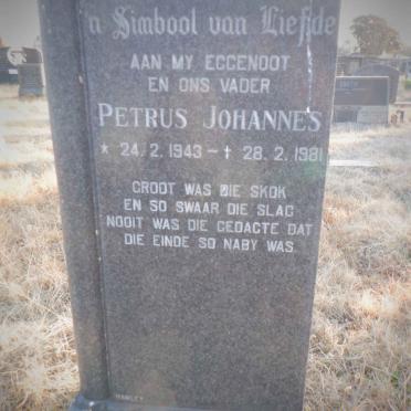 OOSTHUIZEN Petrus Johannes 1943-1981