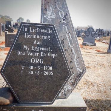 OOSTHUIZEN Org 1930-2005