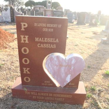 PHOOKO Malesela Cassias 1979-2001
