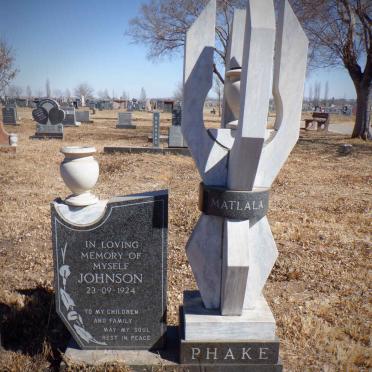 PHAKE Johnson Matlala 1924-