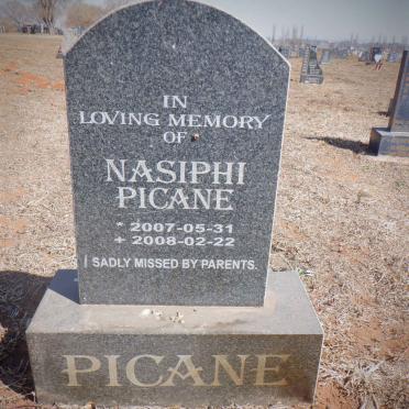 PICANE Nasiphi 2007-2008