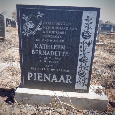PIENAAR Kathleen Bernadette 1945-1981