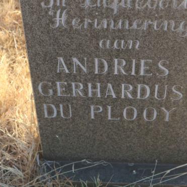 PLOOY Andries Gerhardus, du 1908-1975