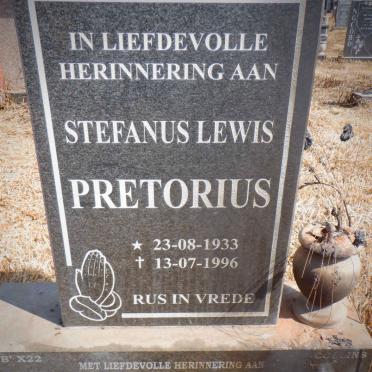 PRETORIUS Stephanus Lewis 1933-1996:: RUDOLPH Linda Ann Pretorius 1956-2008