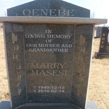 QENEBE Marry Masesi 1940-2010
