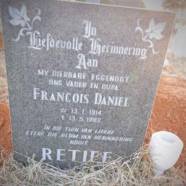 RETIEF Francois Daniel 1914-1982