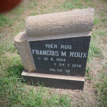 ROUX Francois M. 1924-1976
