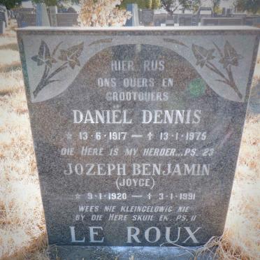 ROUX Daniel Dennis, le 1917-1975 &amp; Jozeph Benjamin 1920-1991