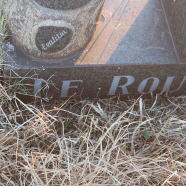 ROUX Lourens, le 1935-1975