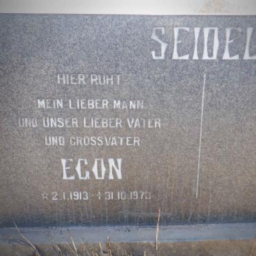 SEIDEL Egon 1913-1973