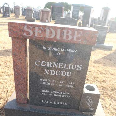 SEDIBE Cornelius Ndudu 1945-1999