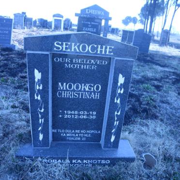 SEKOCHE Mookgo Christinah 1948-2012