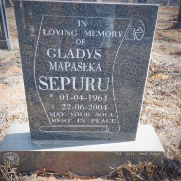 SEPURU Gladys Mapaseka 1964-2004