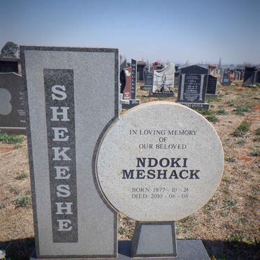 SHEKESHE Ndoki Meshack 1977-2010